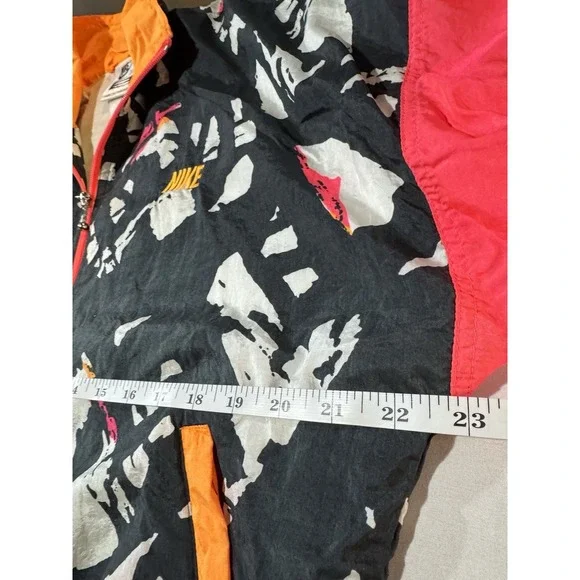 VTG 80s/90s NIKE Elite Color Block Colorful Windbreaker Track Jacket S Full Zip - Picture 11 of 13